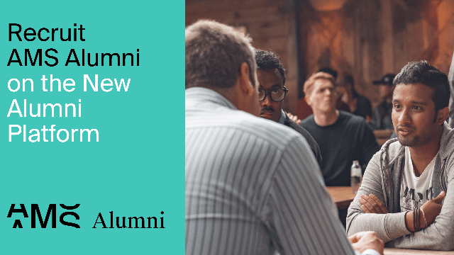 Recruit AMS Alumni via the Job Board!