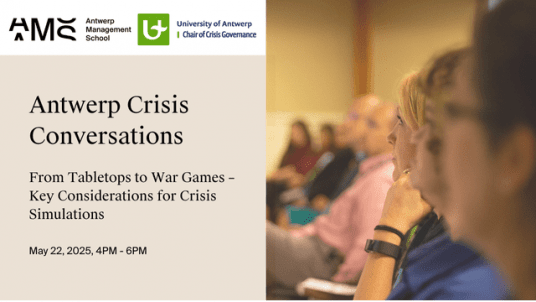 Antwerp Crisis Conversations: From Tabletops to War Games