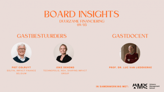 Board Insights: Duurzame financiering